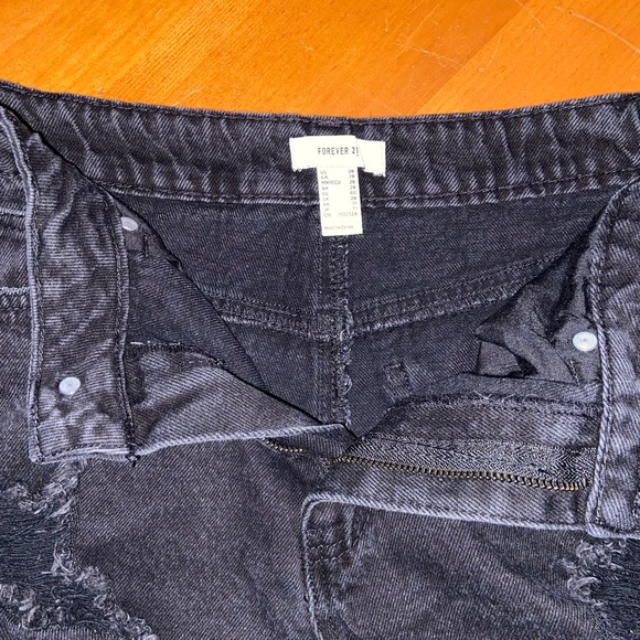 Forever 21 high rise short shorts beach vibes punk girly flirt fashion bottoms - Picture 12 of 13